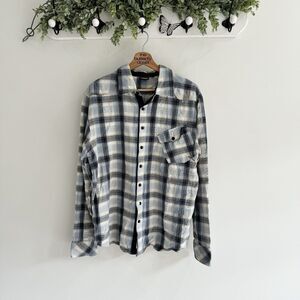 Mens Kavu Plaid Button Down Shirt Pocket Medium